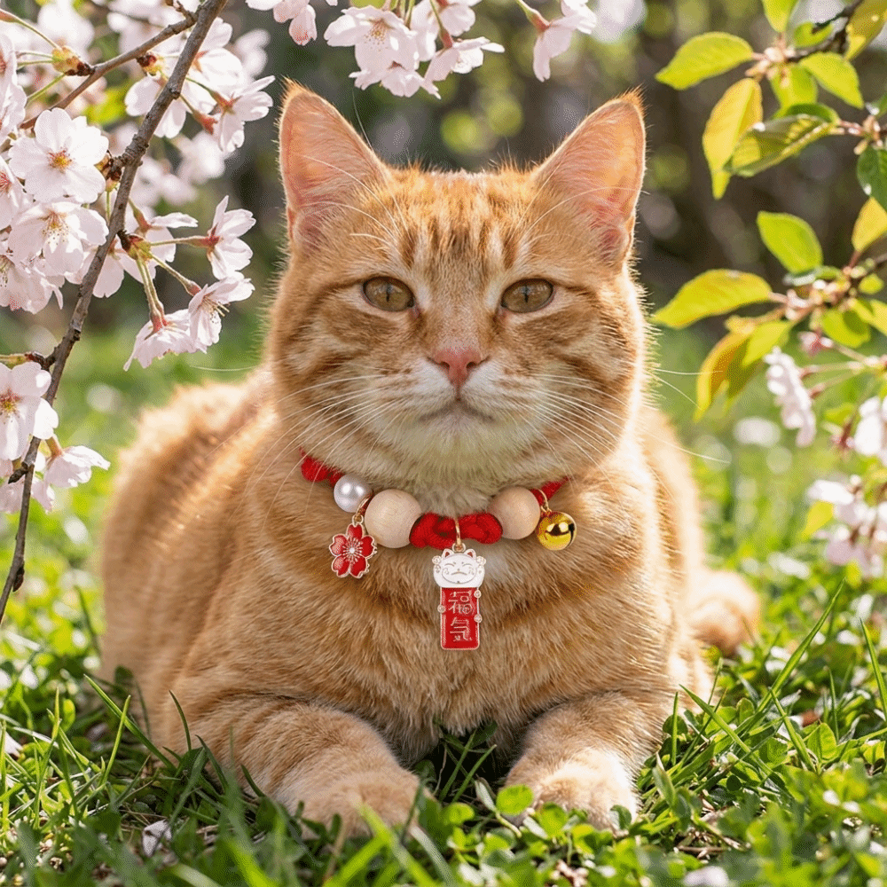 Ethnic Fashion Designers - Fashion Adjustable Cat Flea Collar Handmade