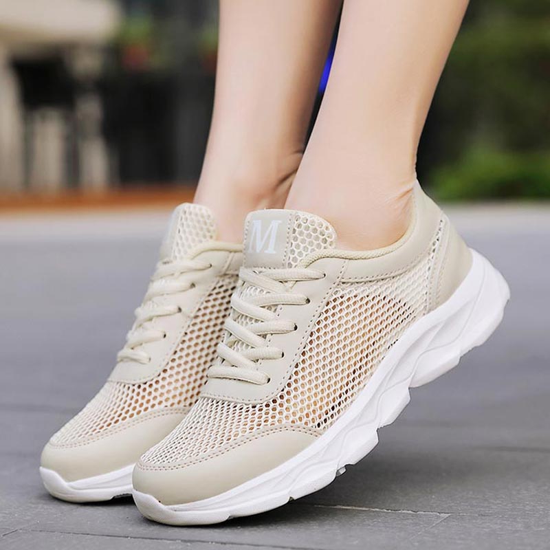 Ethnic Wear In Fashion Factory - Summer Breathable Sneakers Women Mesh Women's