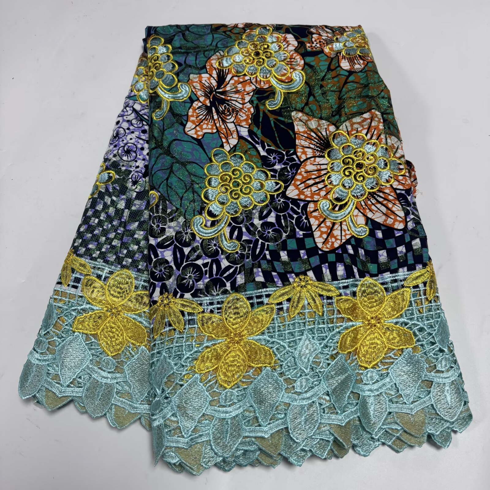 African Ankara Print - Wax Lace French Lace Guipure Wax
