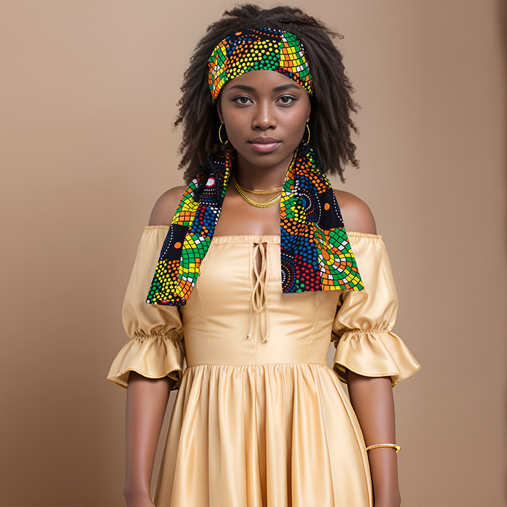 African Ankara Print - African Printed Headband for Women DIY