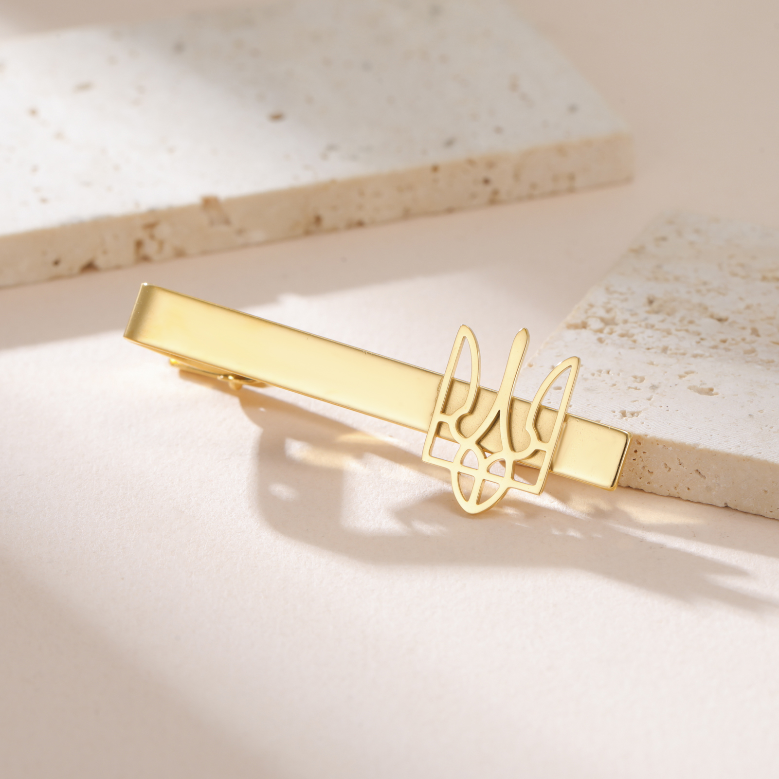 Ethnic Fashion Logo - Classic Ukrainian Emblem Men's Tie Clip