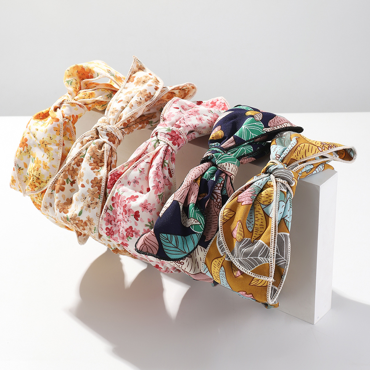 Ethnic Fashion Wear - Bohemian Ethnic Flower Bow Knot Hairband