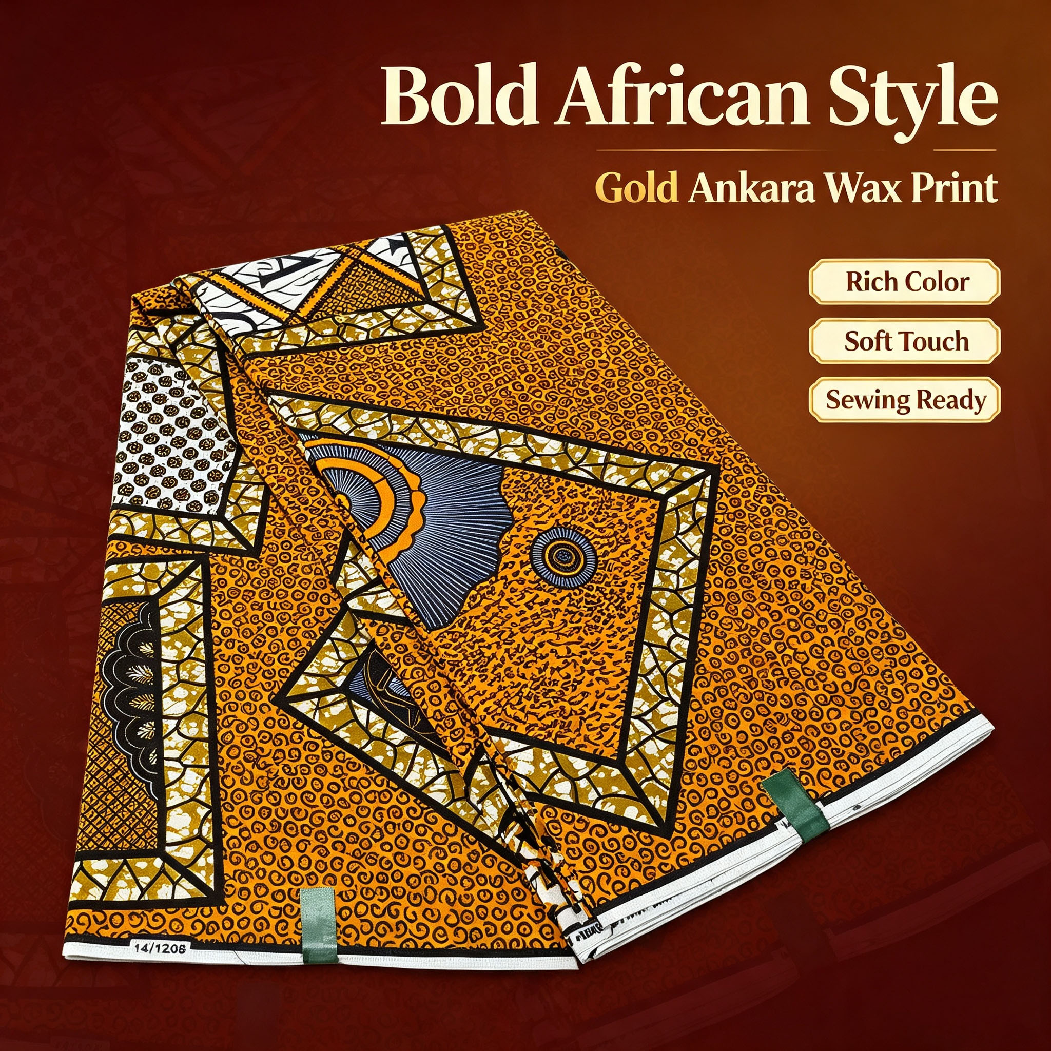 African Ankara Print - Dutch Style African Wax Print Fabric
