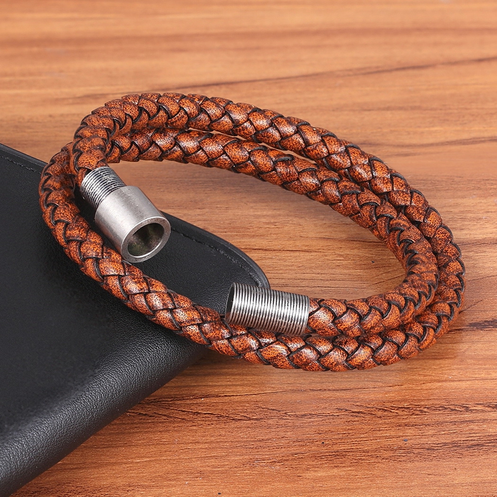 Ethnic Fashion Logo - XQNI Big Discount Braided Bracelet Stainless