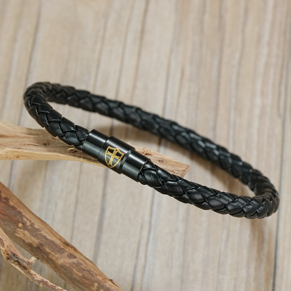 Minimalist Mens Braided Leathe - Ethnic Fashion Logo 评论和价格