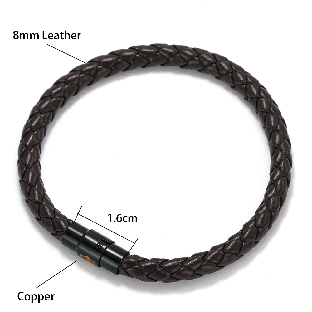 Minimalist Mens Braided Leathe - Ethnic Fashion Logo 评论和价格