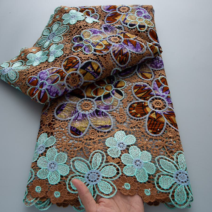 5 Yards High Huality Ankara Fa - African Ankara Print 评论和价格