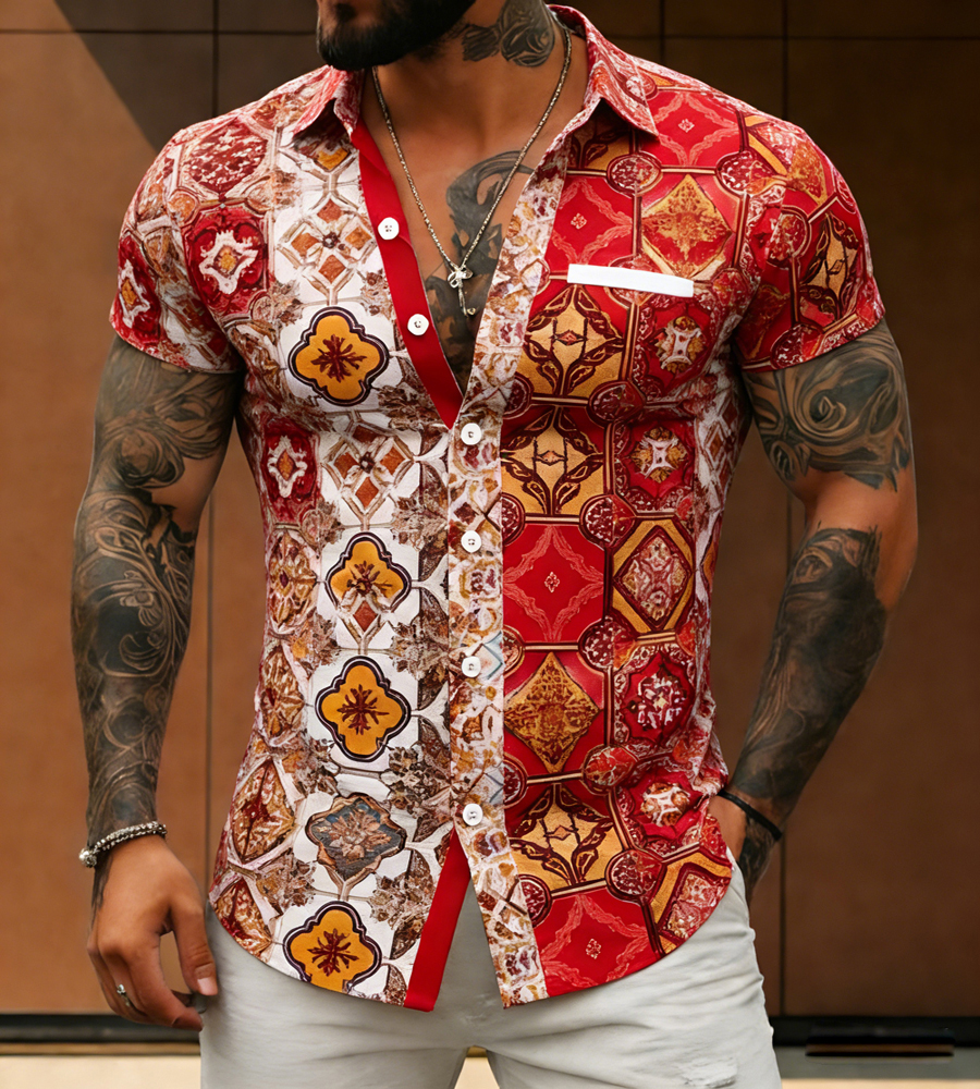 2026 Men's Retro Ethnic Style  - Ethnic Fashion Definition 评论和价格