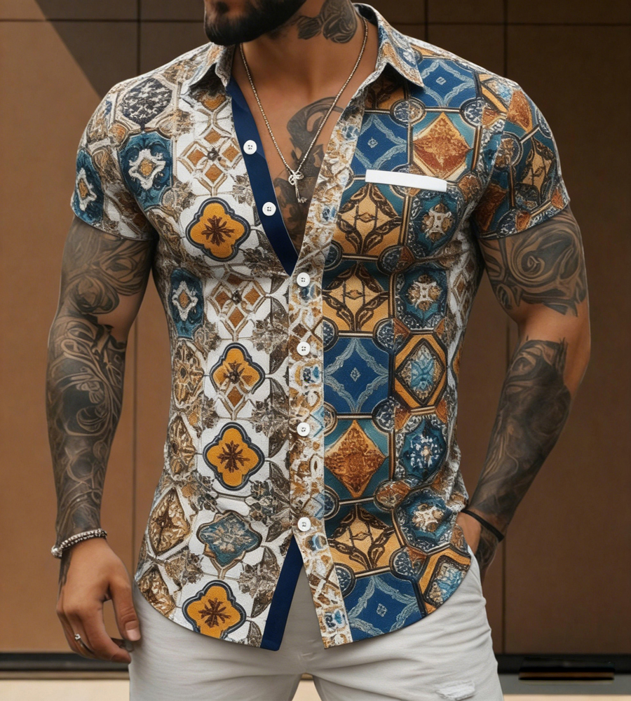 2026 Men's Retro Ethnic Style  - Ethnic Fashion Definition 评论和价格