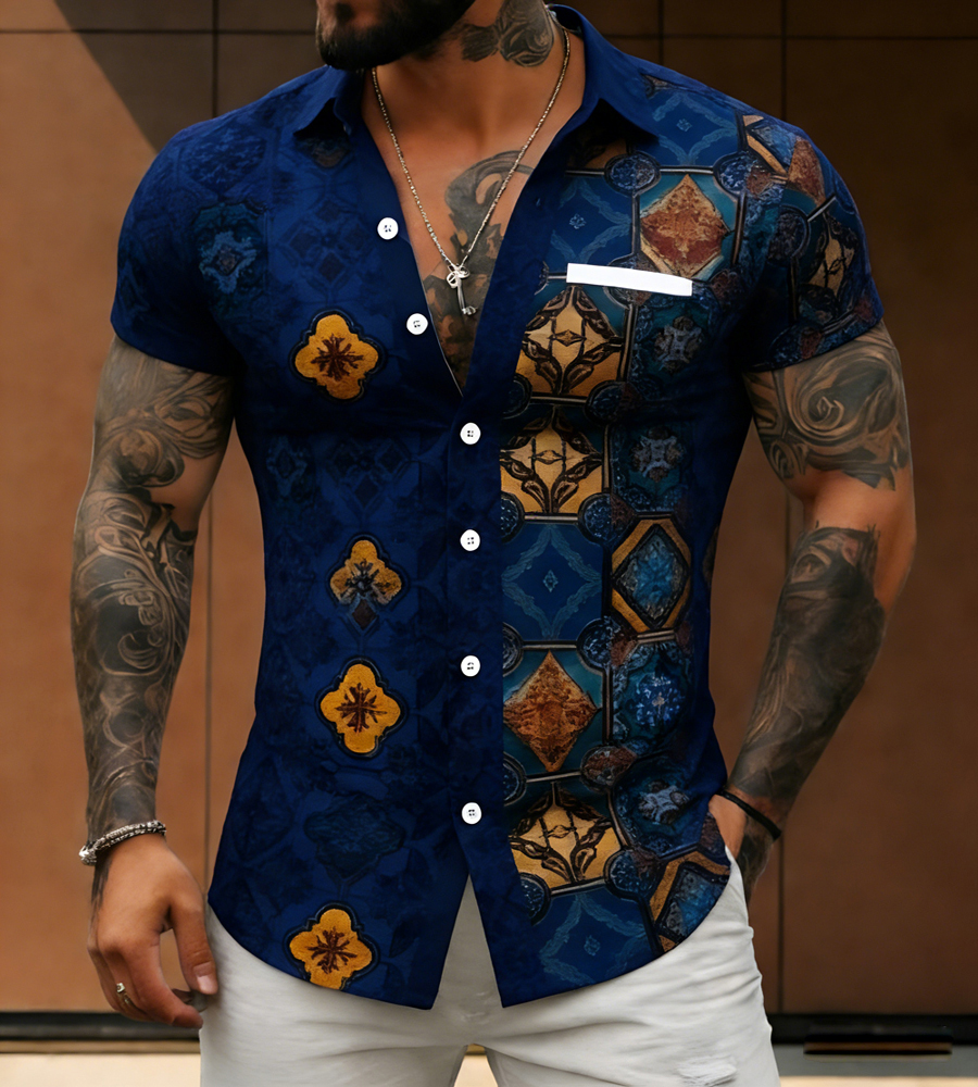 2026 Men's Retro Ethnic Style  - Ethnic Fashion Definition 评论和价格