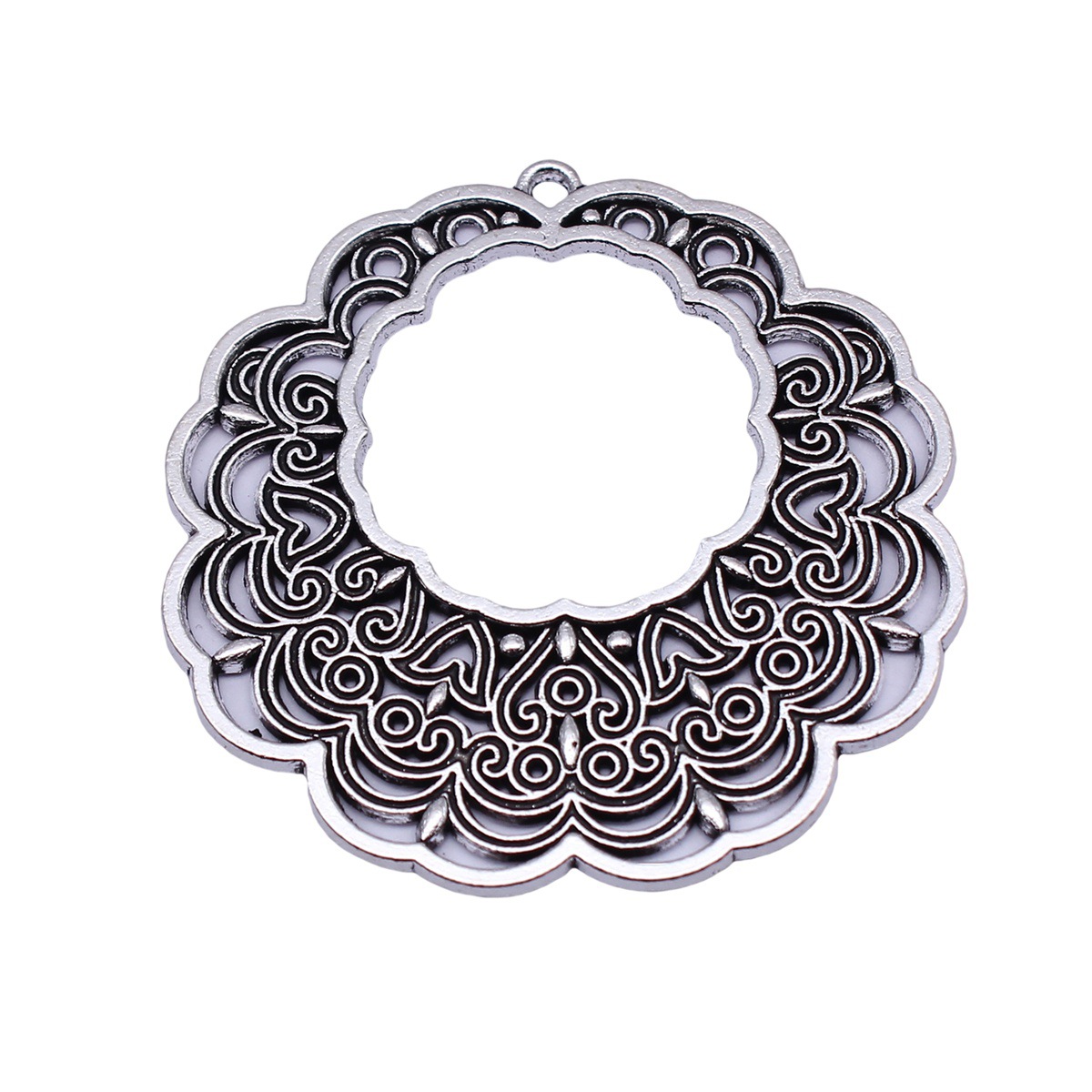 Boho Ethnic Mandala Pendant Fl - Ethnic Fashion Wear 评论和价格