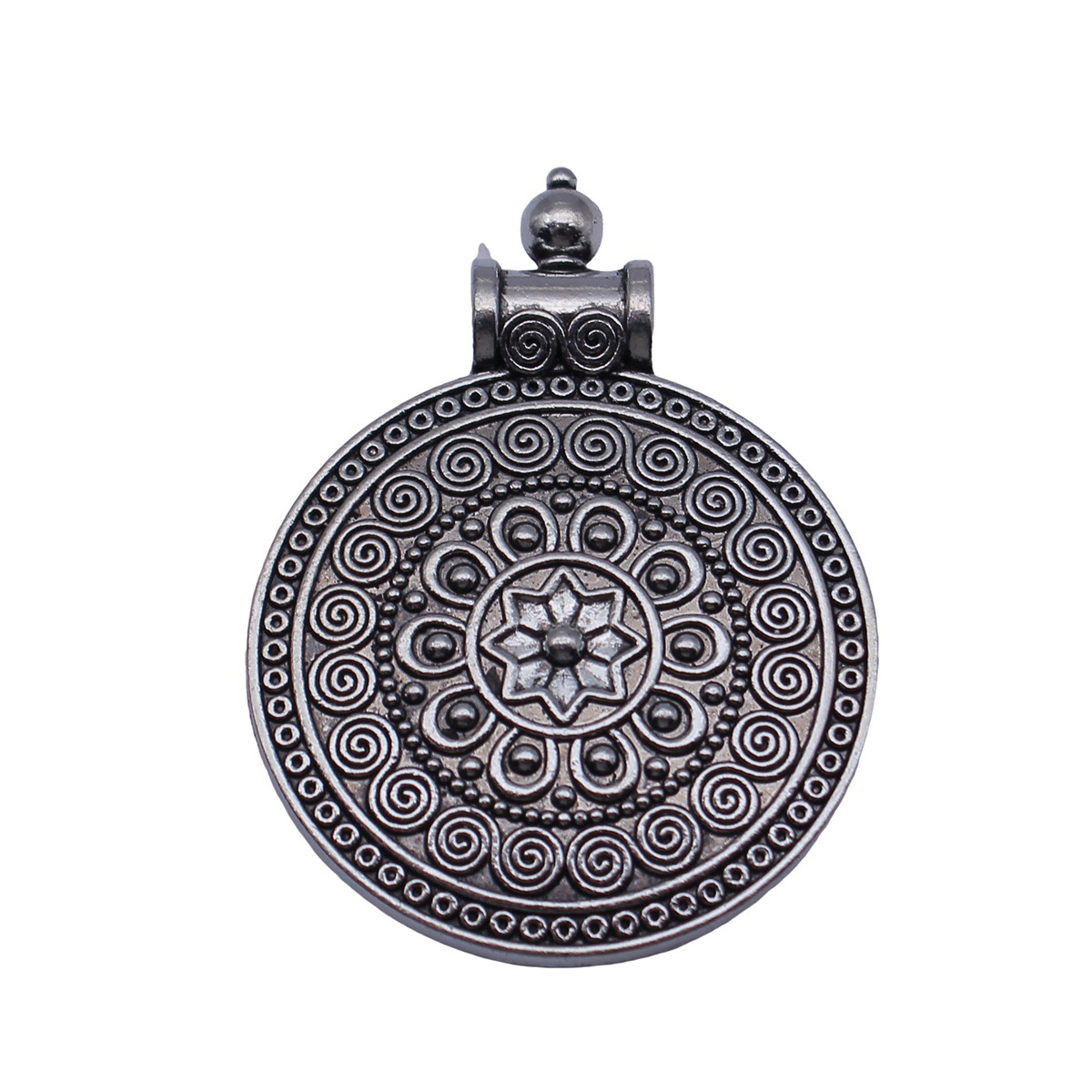 Boho Ethnic Mandala Pendant Fl - Ethnic Fashion Wear 评论和价格