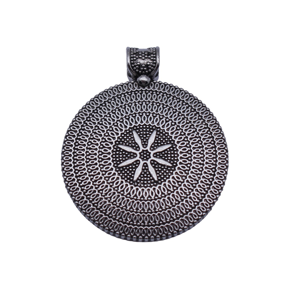 Boho Ethnic Mandala Pendant Fl - Ethnic Fashion Wear 评论和价格