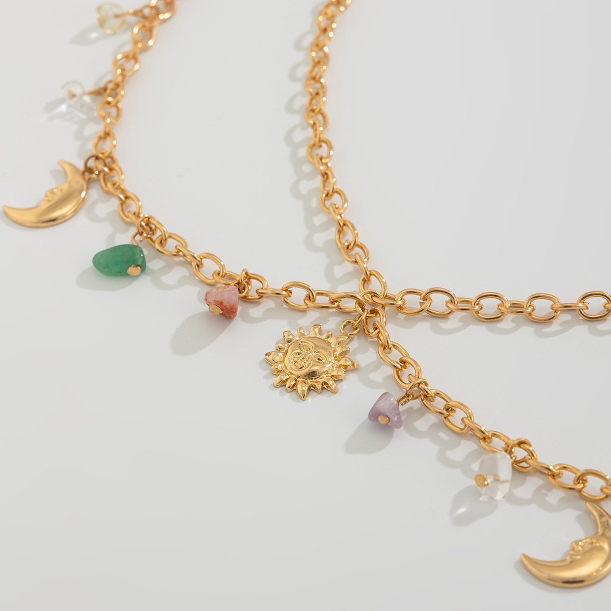 Boho Star Moon Sun Pendant Wai - Ethnic Fashion Wear 评论和价格