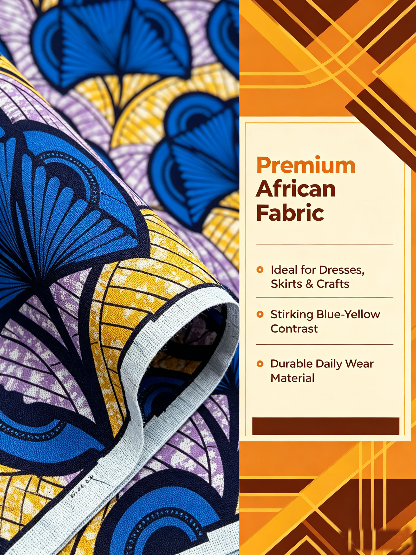 New African Ankara Wax Print F - African Ankara Print 评论和价格