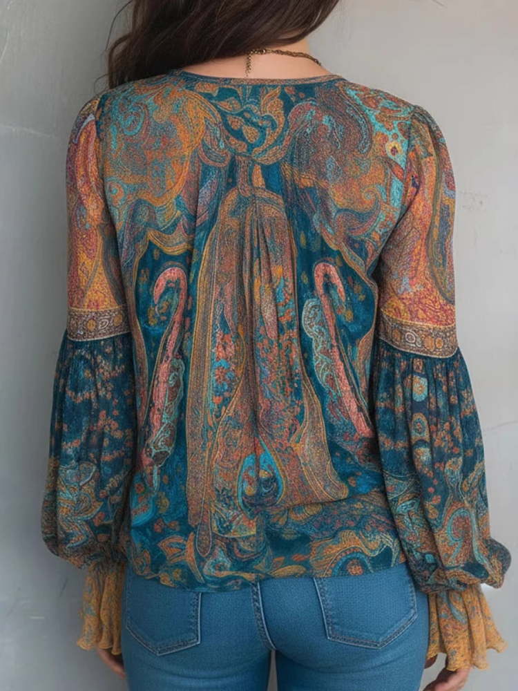 Ethnic Women Vintage Bohemian  - Ethnic Fashion Wear 评论和价格