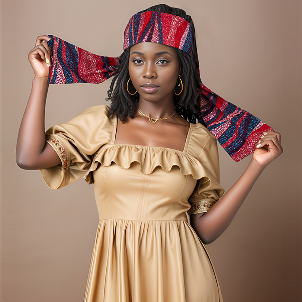 African Printed Headband for W - African Ankara Print 评论和价格