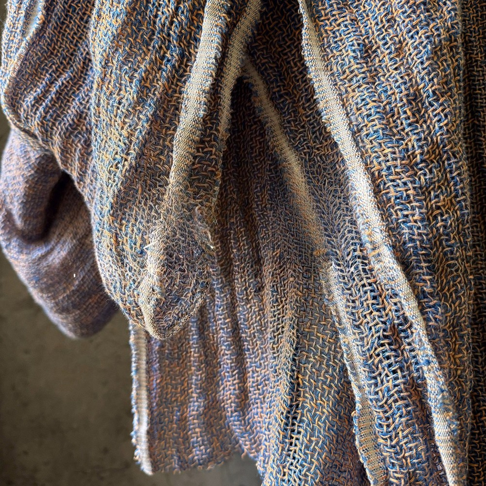 Pure Linen Plaid Yarn Dyed Net - Ethnic Fashion Designers 评论和价格