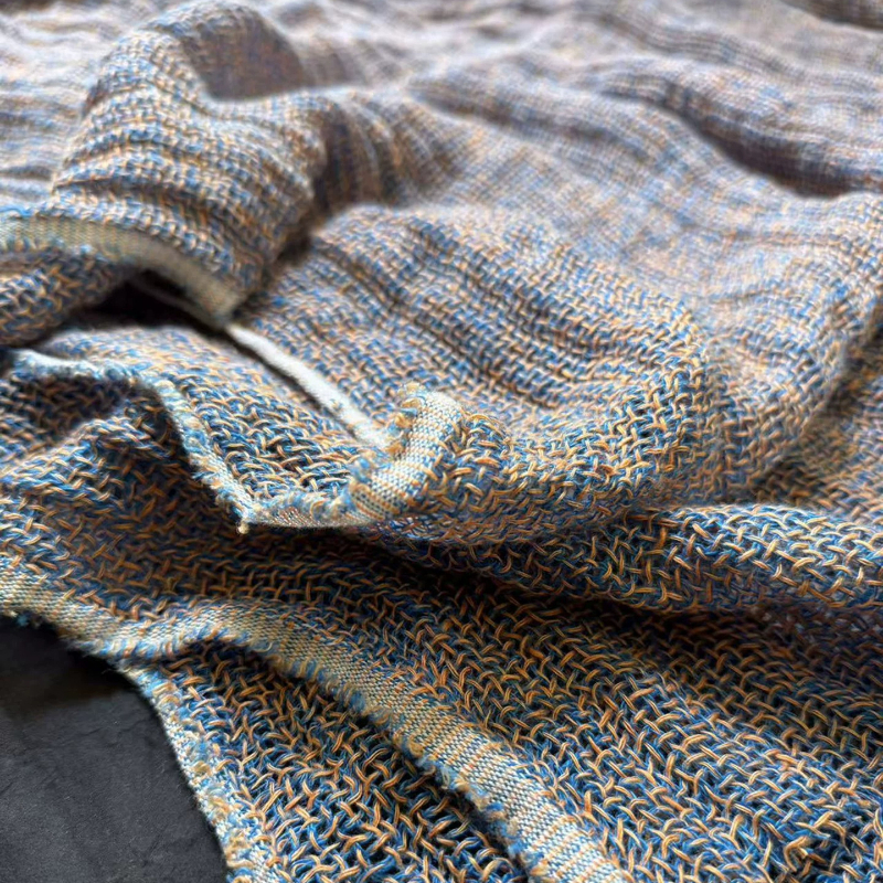Pure Linen Plaid Yarn Dyed Net - Ethnic Fashion Designers 评论和价格