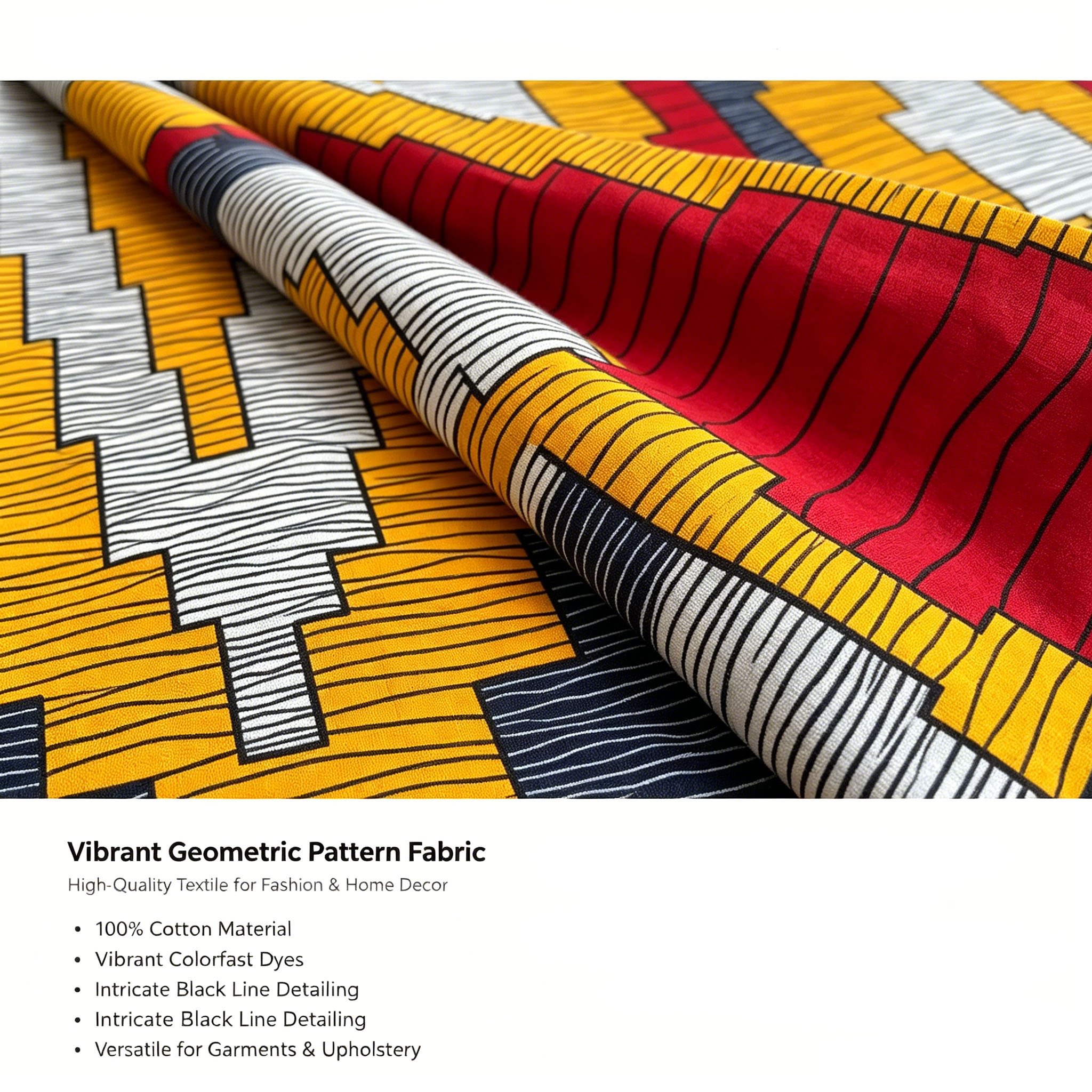 2026 New Geometric Ankara Wax  - African Ankara Print 评论和价格