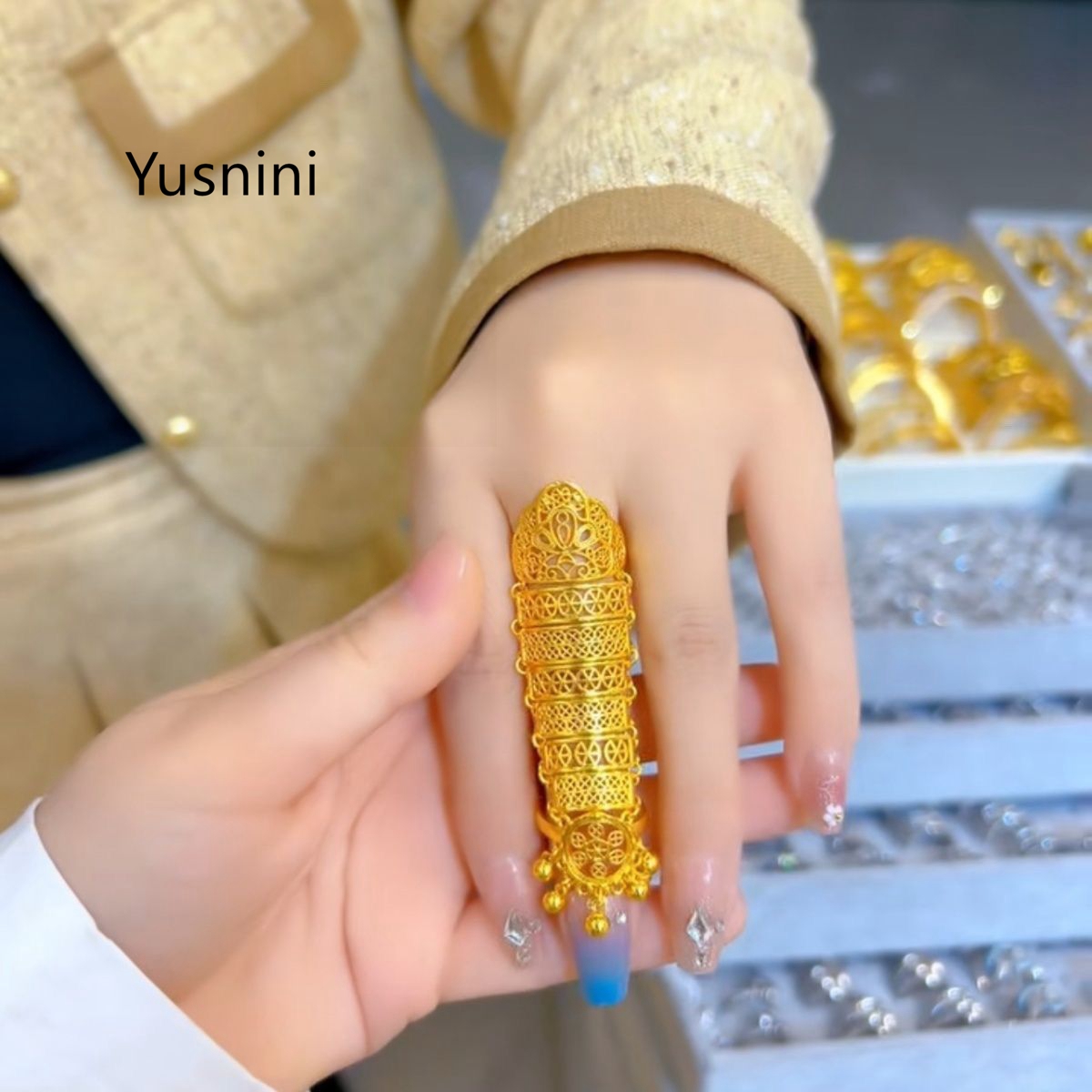 Hot Selling New Dubai Jewelry  - Ethnic Fashion Wear 评论和价格