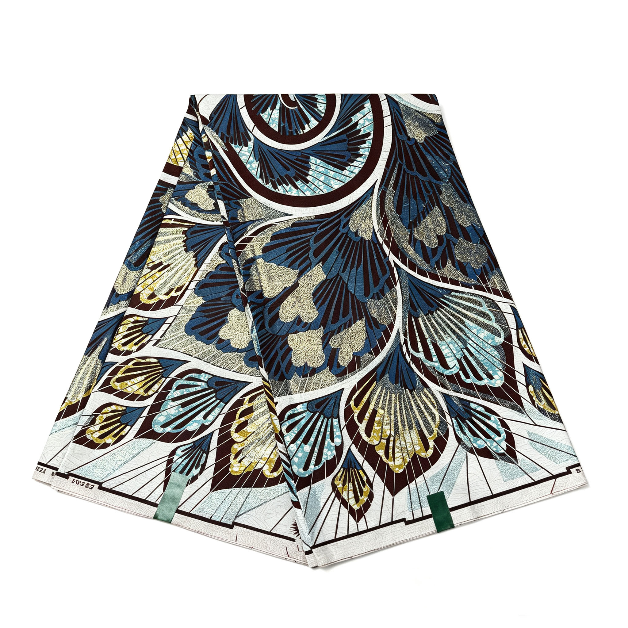 African Peacock Glitter Ankara - African Ankara Print 评论和价格