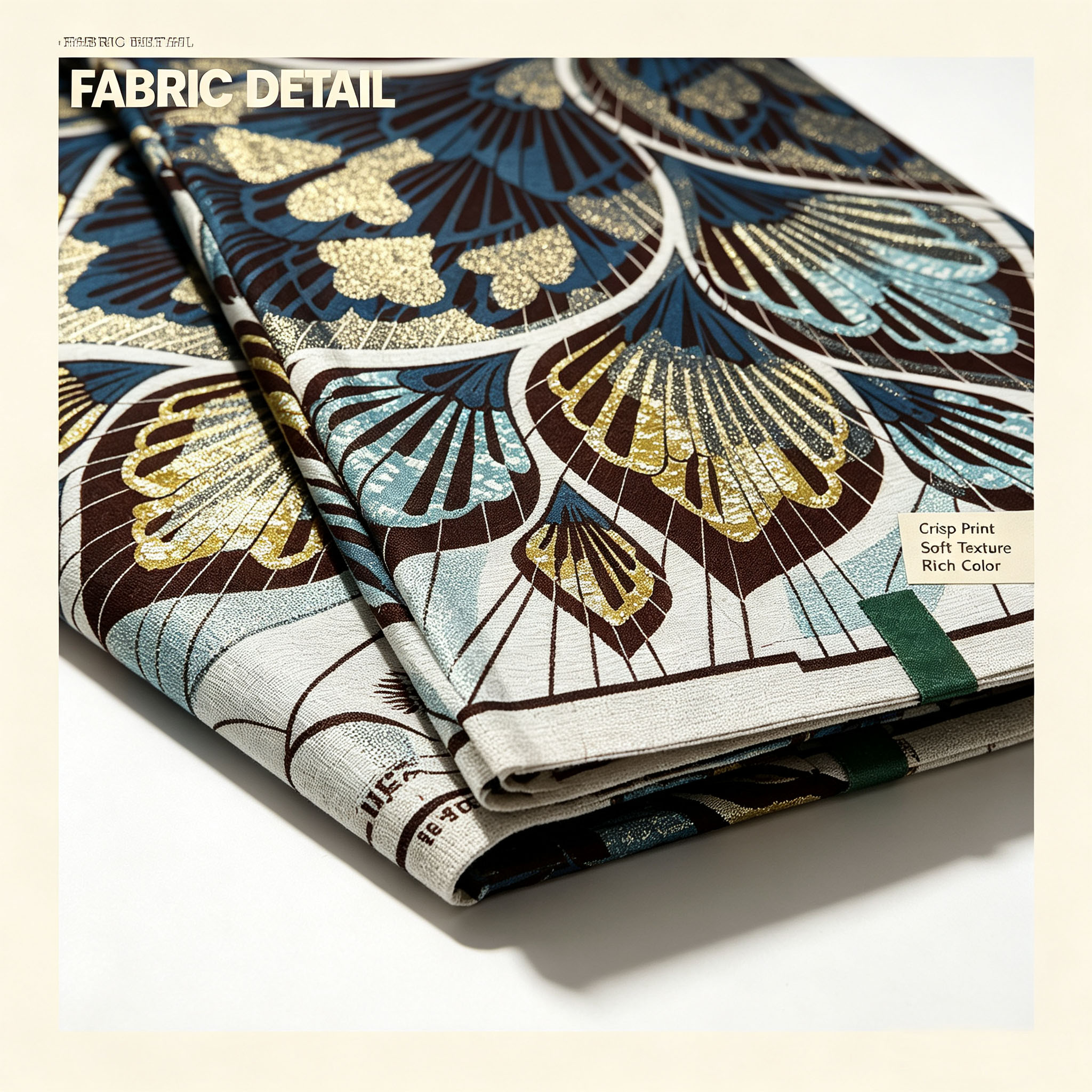 African Peacock Glitter Ankara - African Ankara Print 评论和价格