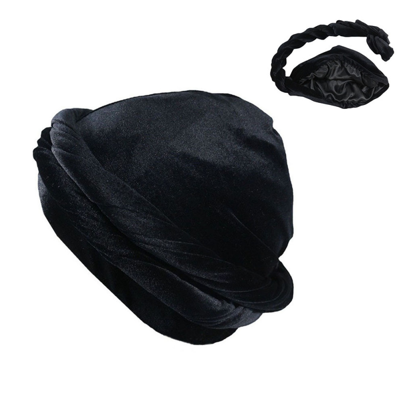 Solid Color Men's Velvet Head  - Ethnic Fashion Designers 评论和价格