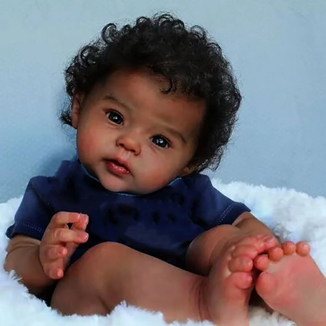 48CM Finished Doll Reborn Baby - Kids Ethnic Fashion 评论和价格