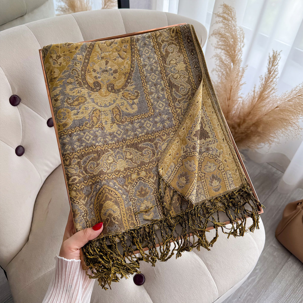 2025 Tassel Blanket Design Eth - Ethnic Fashion Designers 评论和价格