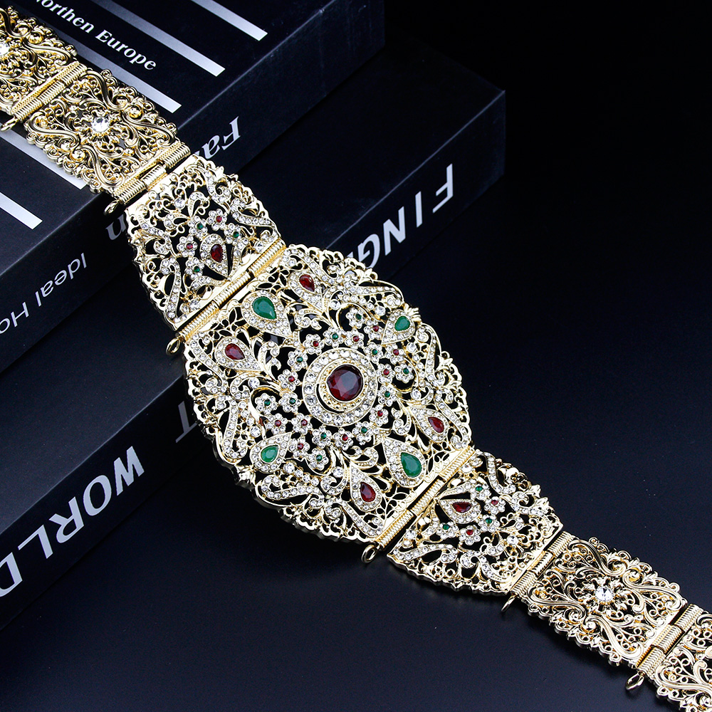 Sunspicems Wide Morocco Belt F - Ethnic Fashion Wear 评论和价格