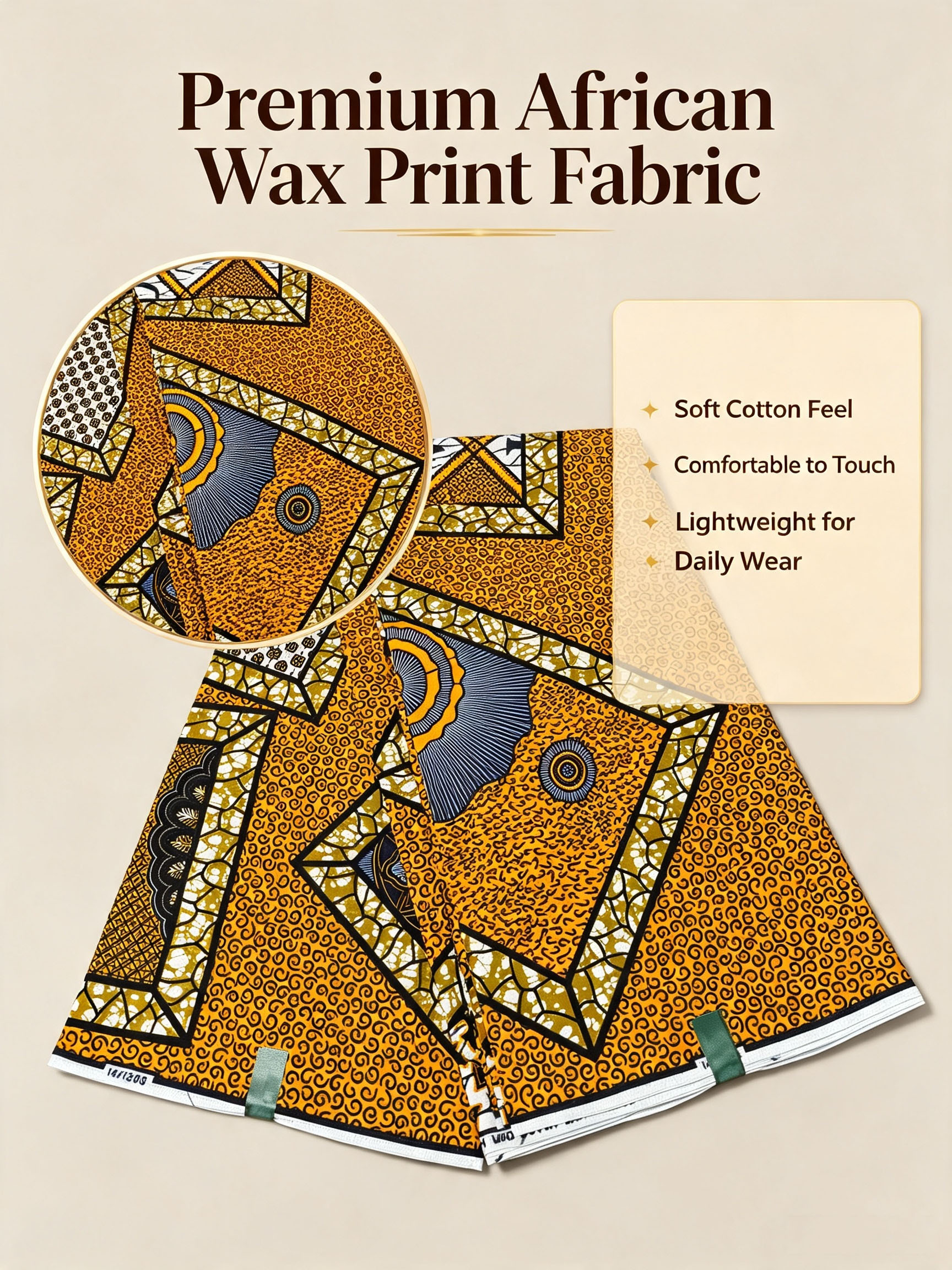 Dutch Style African Wax Print  - African Ankara Print 评论和价格