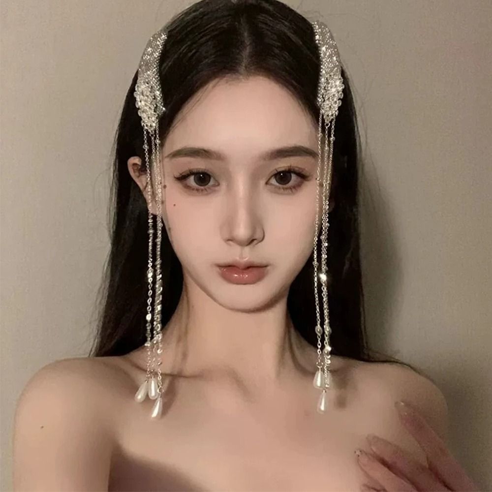 1Pcs/1Pair Retro Tassel Hair C - Ethnic Fashion Designers 评论和价格