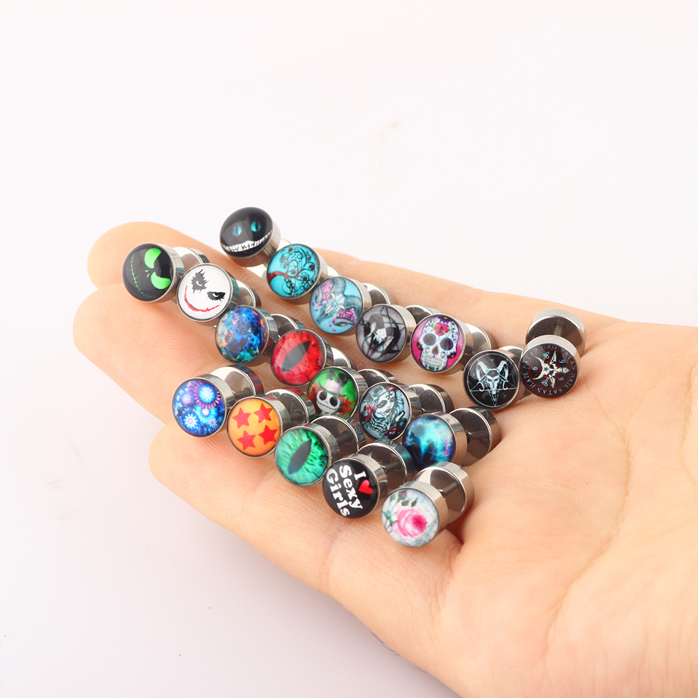 JUNLOWPY Screw Ear Studs Tragu - Ethnic Fashion Logo 评论和价格