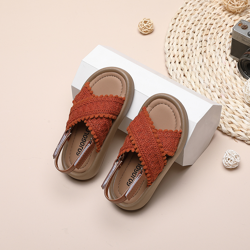 Girls Summer Beach Shoes Ethni - Kids Ethnic Fashion 评论和价格