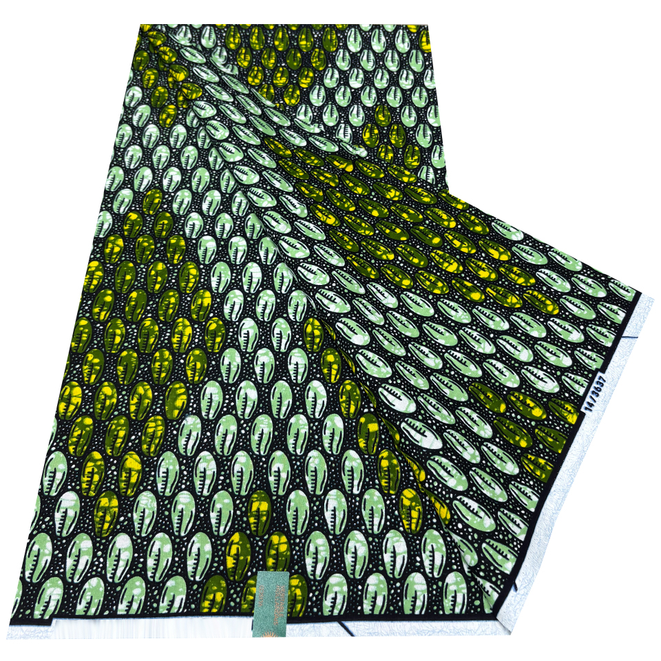 New Green Leaf African Real Wa - African Ankara Print 评论和价格