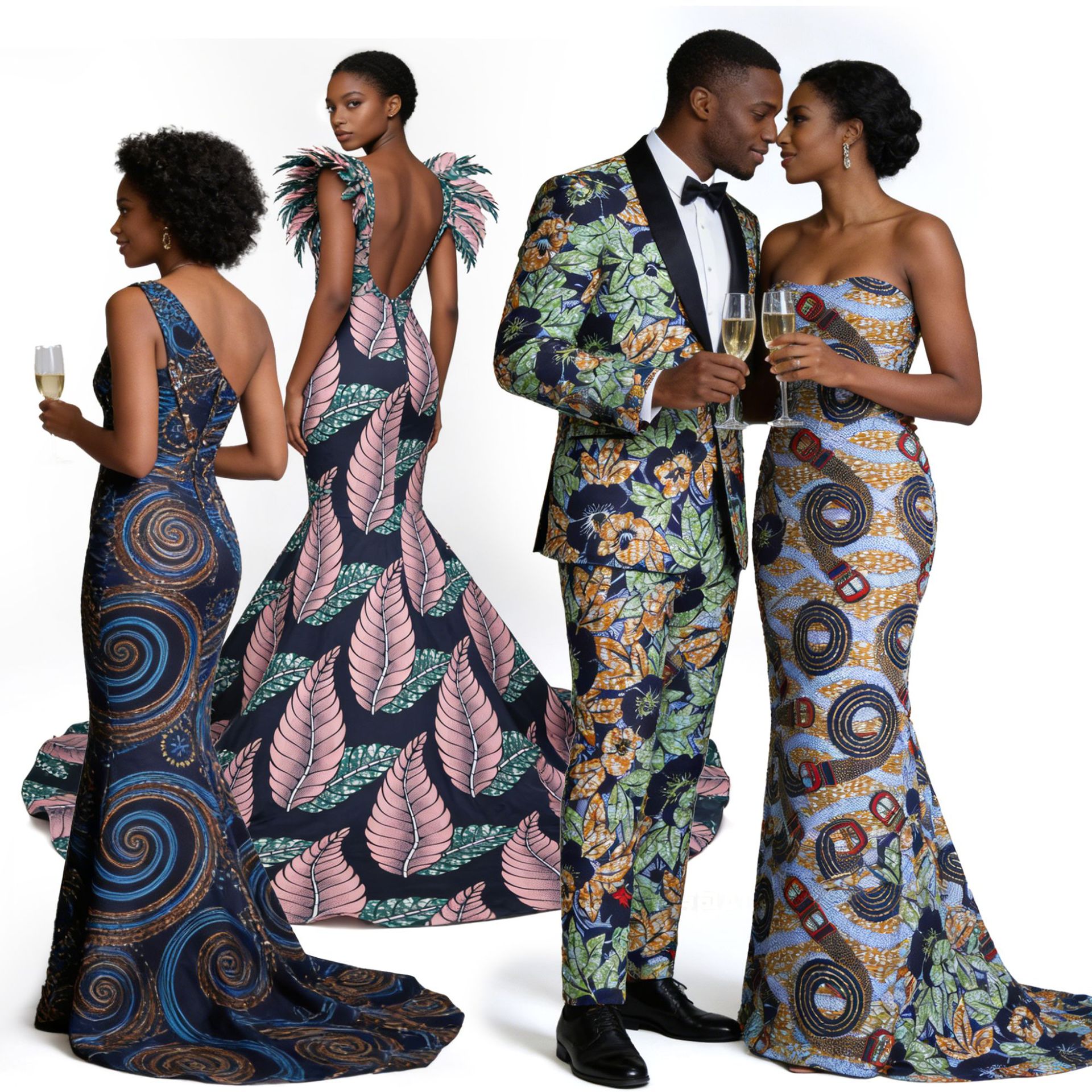 6Yards African Wax Print Doubl - African Ankara Print 评论和价格